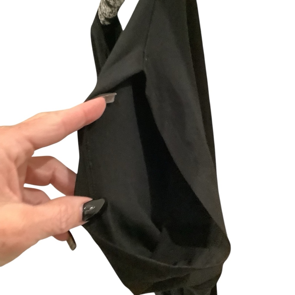 Michael Kors Elegant Solid Black One-Shoulder, Of… - image 8